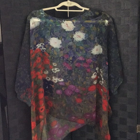 Sheer floral tunic - Picture 1 of 1
